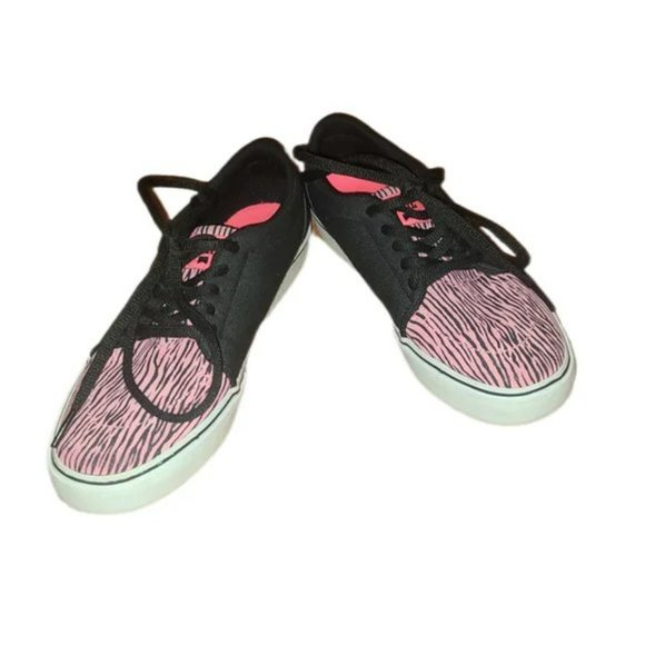 NIKE Womens Low Top Sneakers Pink Zebra Print - Picture 4 of 5